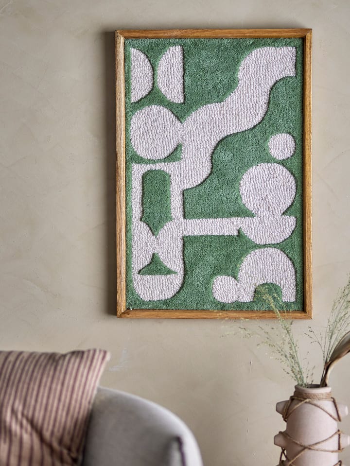 Longton wall decoration 45x65 cm, Green Bloomingville