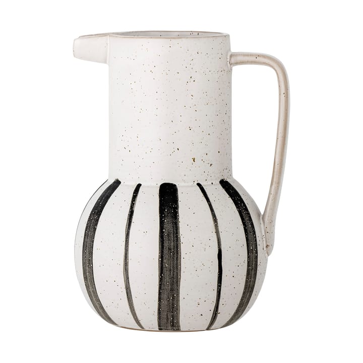 Marita pitcher 1.35 L, Black-white Bloomingville