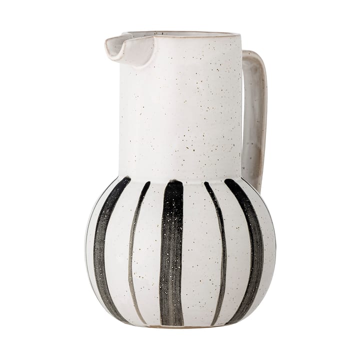 Marita pitcher 1.35 L, Black-white Bloomingville