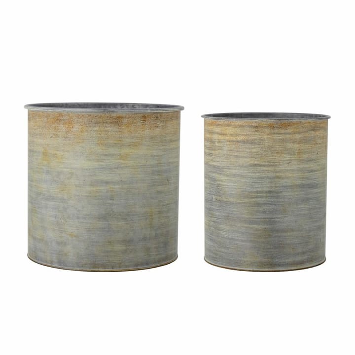 Meick pot 2-pack - Brown - Bloomingville