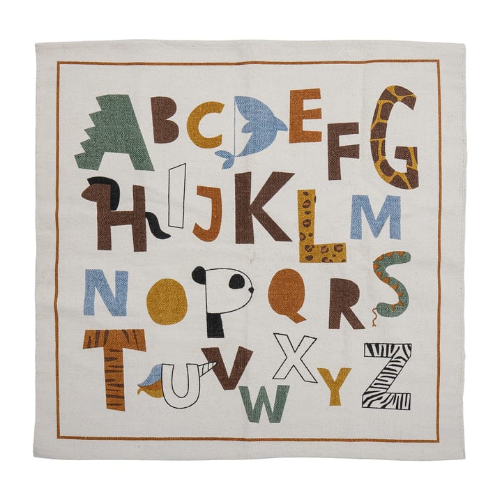 Memmo rug 110x110 cm - Alphabet - Bloomingville