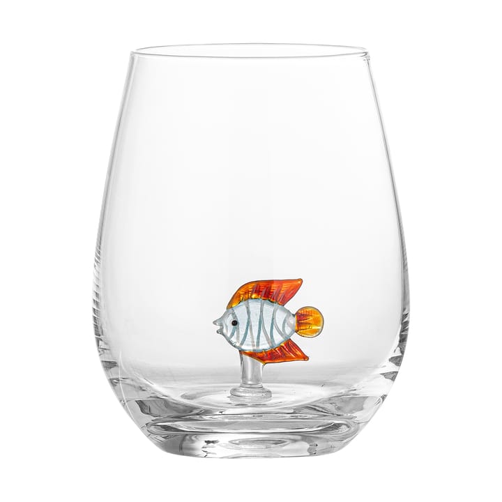 Misa drinking glass 56 cl - Clear-fish - Bloomingville