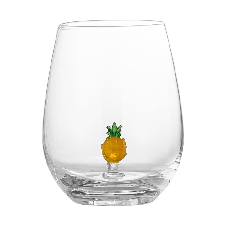 Misa drinking glass 56 cl - Clear-pineapple - Bloomingville