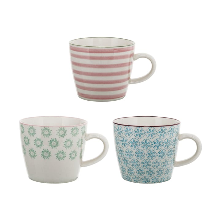 Patricia cup 30 cl 3 pieces - Blue - Bloomingville