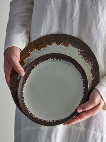 Paula plate Ø26.5 cm - Brown - Bloomingville