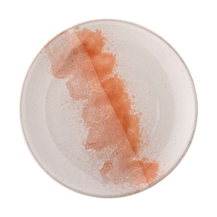 Paula small plate Ø20 cm - Orange - Bloomingville