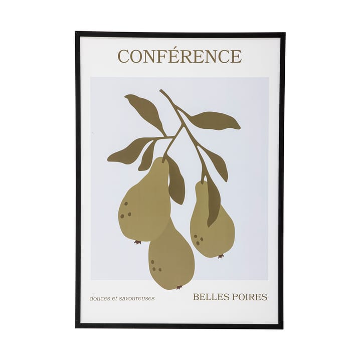 Poire poster with frame 52x72 cm - Poire-black pine - Bloomingville