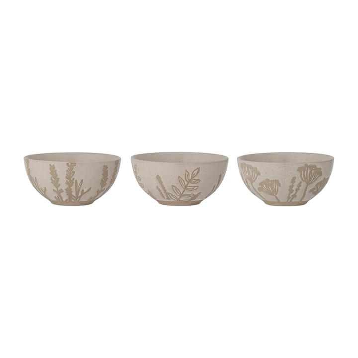 Primrose bowl Ø11.5 cm 3 pieces - Natural - Bloomingville