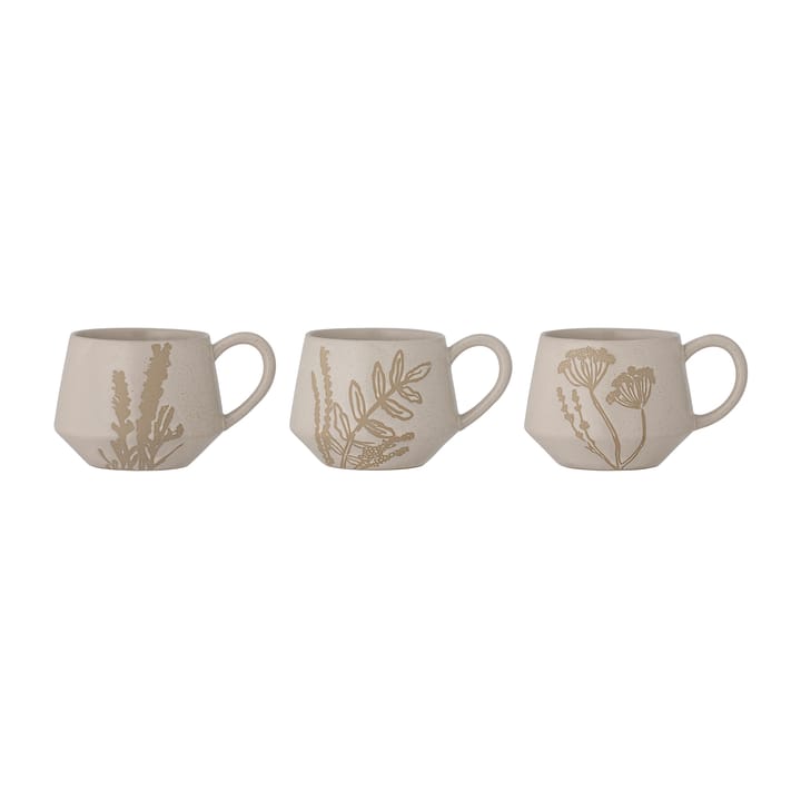 Primrose mug 38 cl 3 pieces, Natural Bloomingville