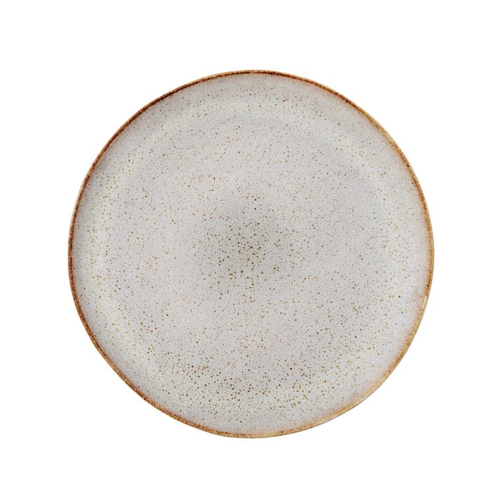 Sandrine plate Ø 22 cm - light grey - Bloomingville