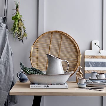 Sandrine serving bowl 27.5x42.5 cm - light grey - Bloomingville