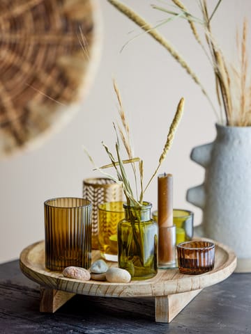 Sanga tray with lantern 8 pieces - Natural-multi - Bloomingville