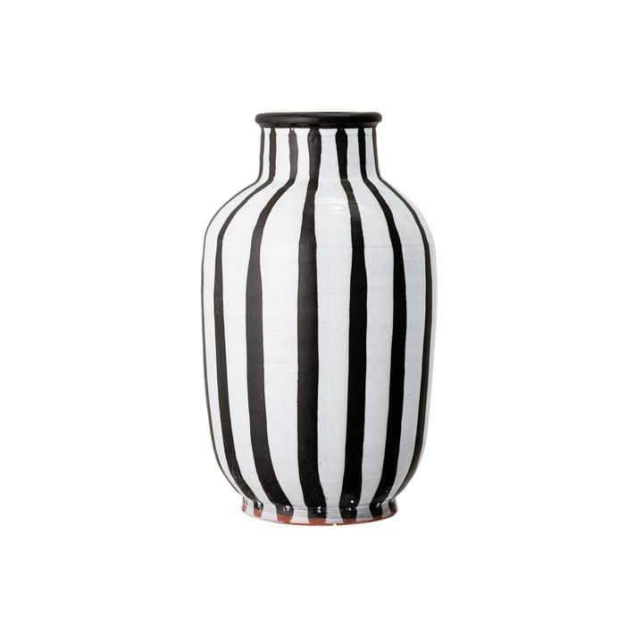 Schila vase terracotta 44 cm, black and white Bloomingville