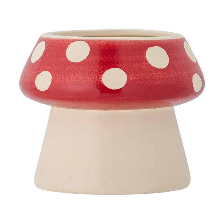 Sophine flower pot Ø12x10,5 cm, Red mushroom Bloomingville