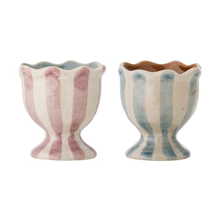 Willa egg cup 2 pieces - Rose-blue - Bloomingville