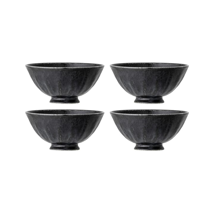 Yoko bowl 13.5 cm 4-pack, black Bloomingville