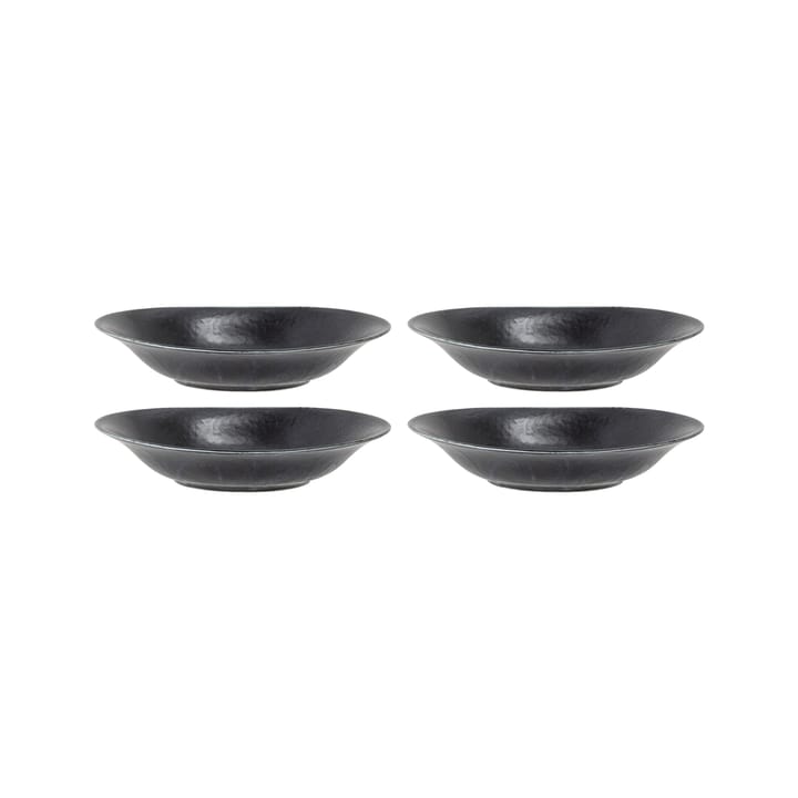 Yoko soup bowl 20.5x23 cm 4-pack, black Bloomingville