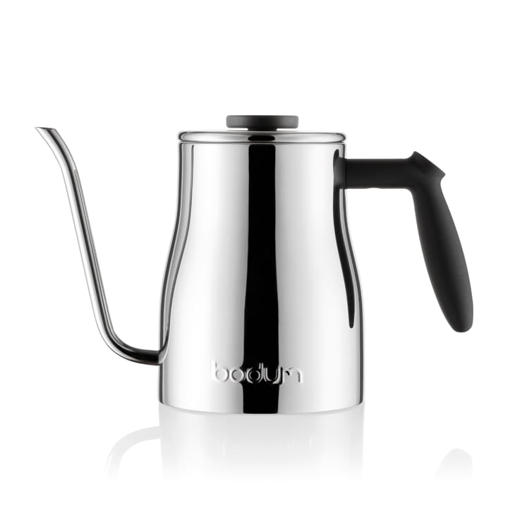 Bistro swan neck kettle 8 copper, Chrome Bodum