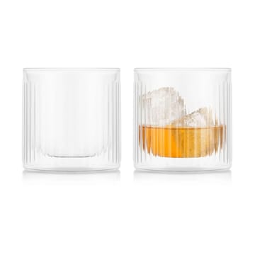 Douro Bar double walled whiskey glass 30 cl 2-pack - Clear - Bodum