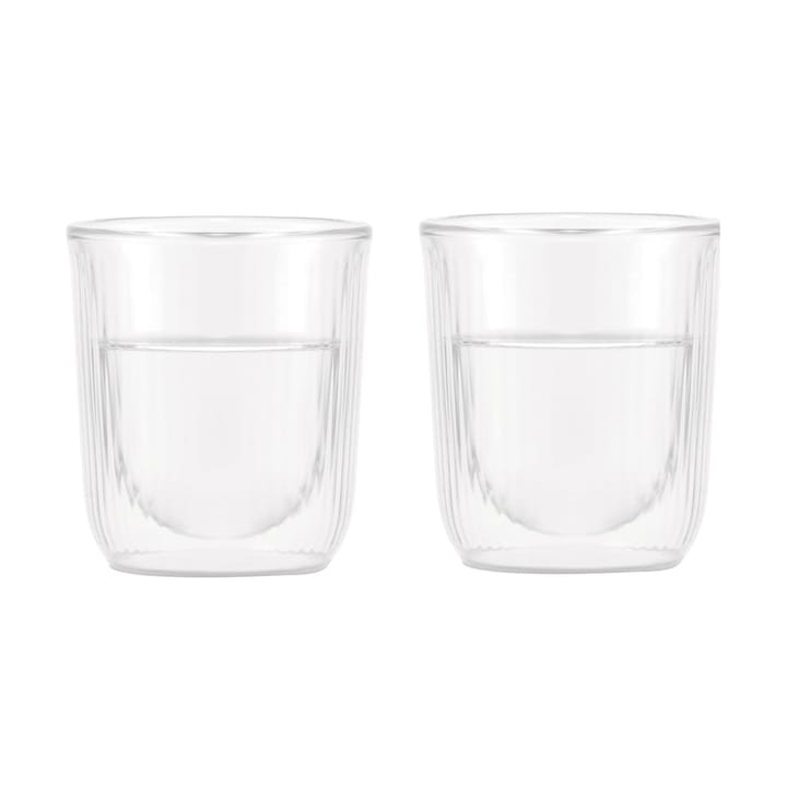 Douro double walled sake glass 14,5 cl 2-pack, Clear Bodum