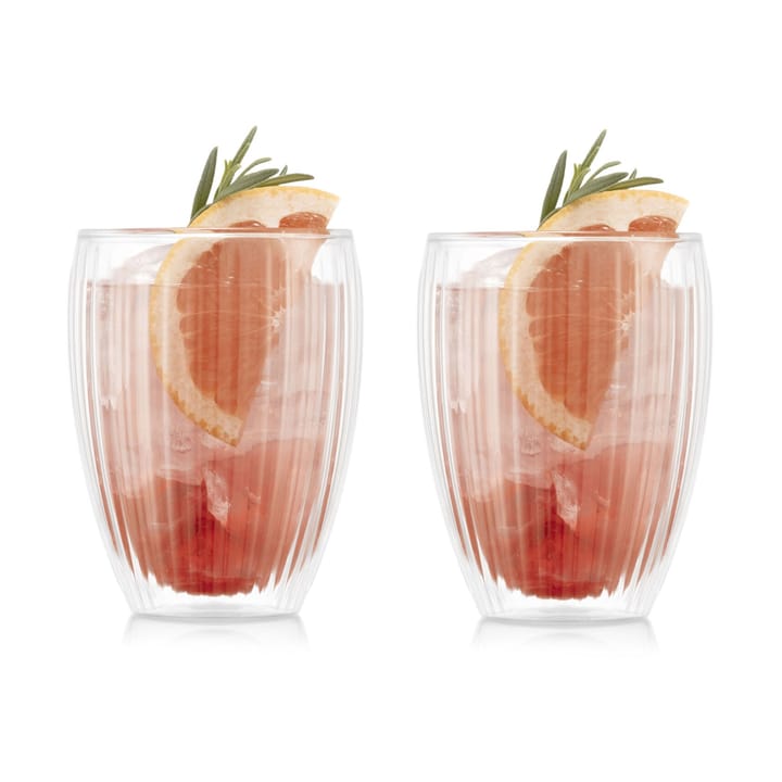 Pavina double walled glass 32 cl 2-pack, Clear Bodum