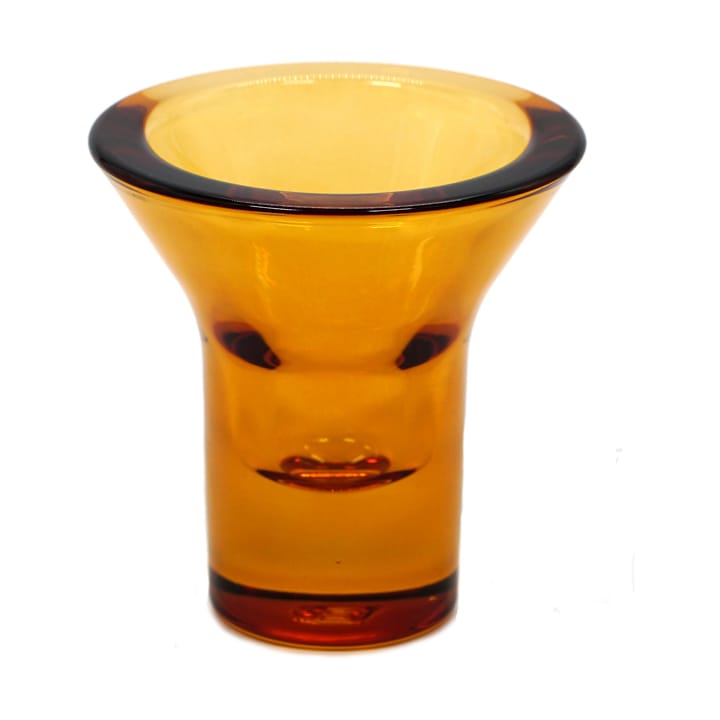 Lumi candlestick 8 cm, Amber Born In Sweden