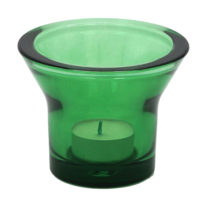 Lumi tealight holder Ø10 cm - Green - Born In Sweden