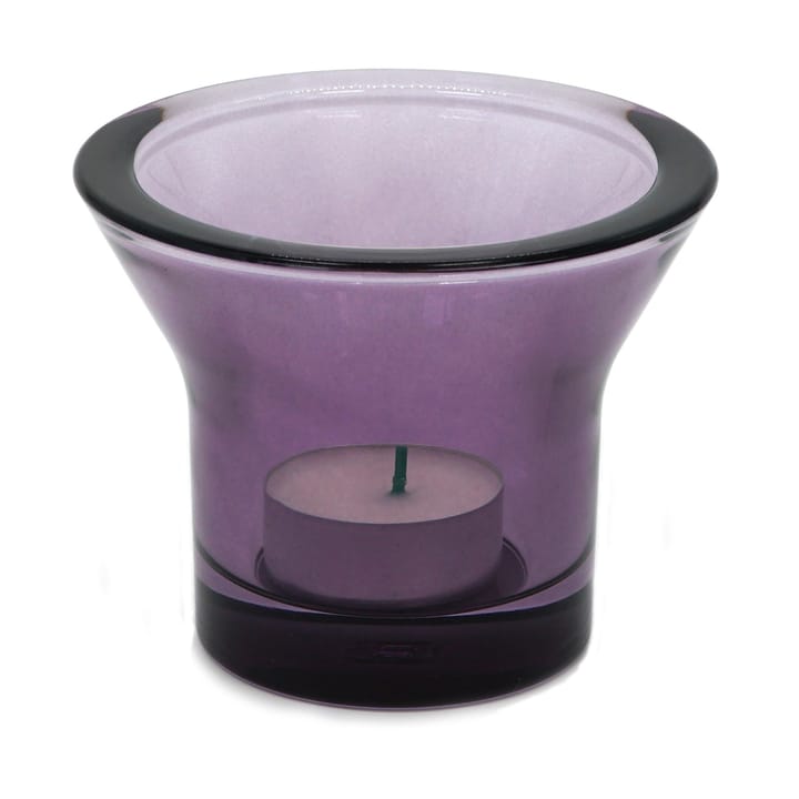 Lumi tealight holder Ø10 cm, Purple Born In Sweden