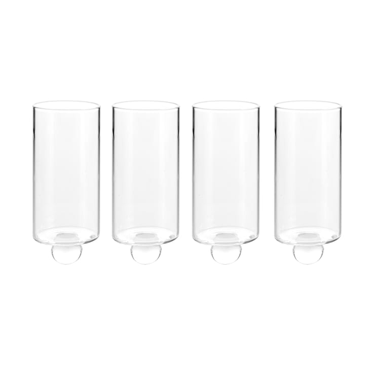 Stumpastaken vase 4-pack, Clear Born In Sweden