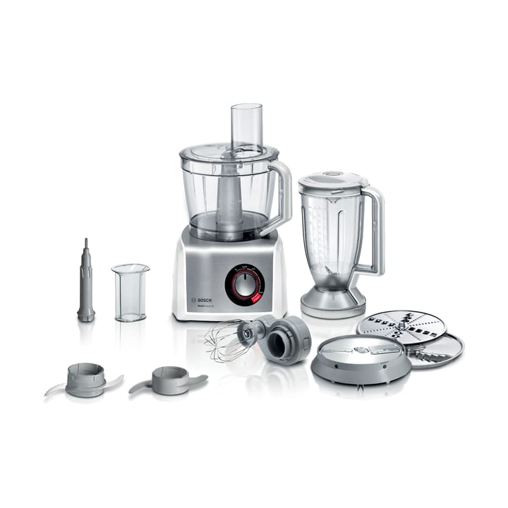 Boach MultiTalent 8 MC812S814 food processor set 1250W, White-brushed stainless steel Bosch