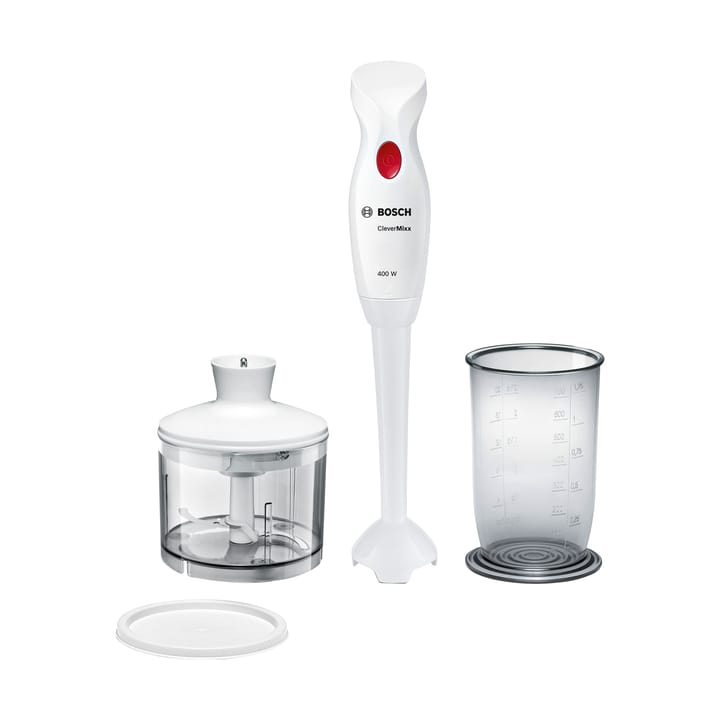 Bosch CleverMixx MSM14200 Hand Blender Set 400W, White-deep red Bosch