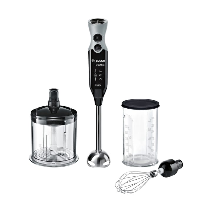 Bosch ErgoMixx MSM67160 Hand Blender set 750W - Black-window grey - Bosch