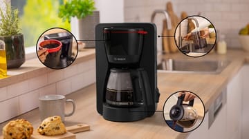 Bosch MyMoment TKA2M113 Coffee Maker 10 cups - Black - Bosch