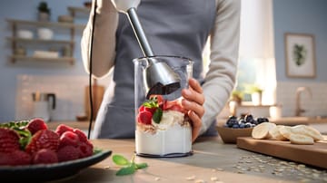 Bosch Serie 4 ErgoMaster MSM4W410 Hand Blender 800W - White-anthracite - Bosch