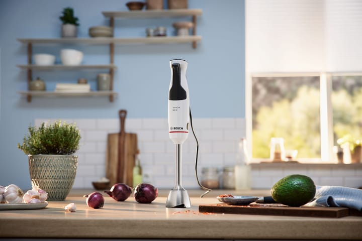 Bosch Serie 4 ErgoMaster MSM4W421 Hand Blender Set, White-anthracite Bosch