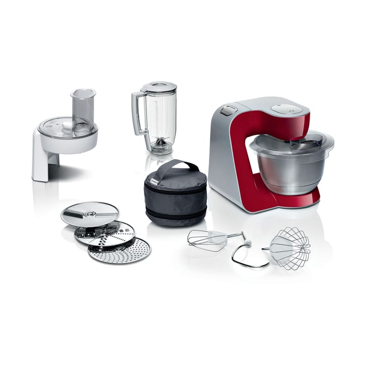 Bosch Serie 4 MUM 5 kitchen machine 1000W - Red-silver - Bosch
