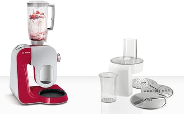 Bosch Serie 4 MUM 5 kitchen machine 1000W - Red-silver - Bosch