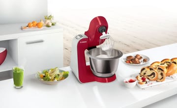 Bosch Serie 4 MUM 5 kitchen machine 1000W - Red-silver - Bosch