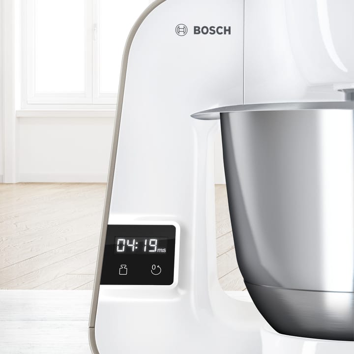 Bosch Serie 4 MUM5XW20 Kitchen Machine with Scale 1000W, White champagne Bosch