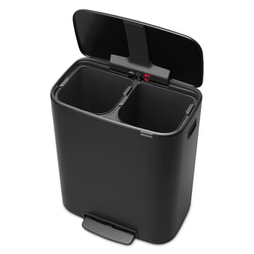 Bo pedal bin 2x30 L - black - Brabantia