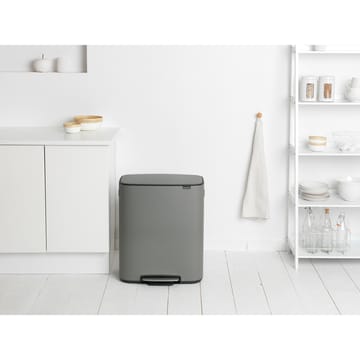 Bo pedal bin 2x30 L - Mineral concrete grey - Brabantia