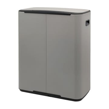 Bo pedal bin 2x30 L - Mineral concrete grey - Brabantia