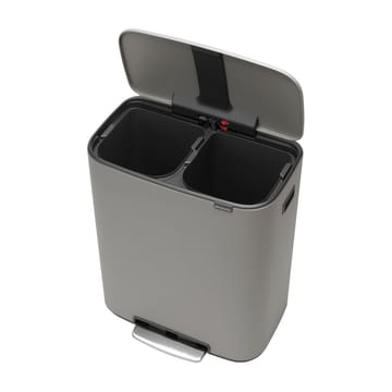 Bo pedal bin 2x30 L - Mineral concrete grey - Brabantia