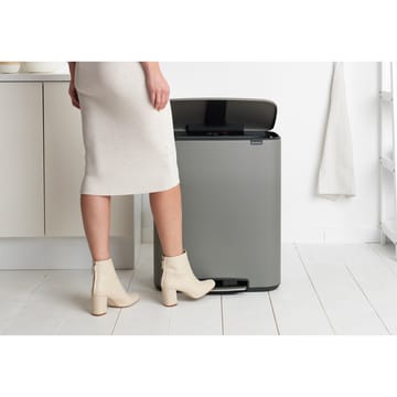 Bo pedal bin 2x30 L - Mineral concrete grey - Brabantia