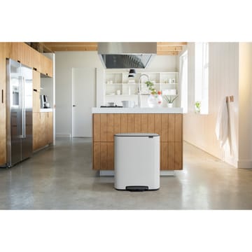 Bo pedal bin 2x30 L - White - Brabantia