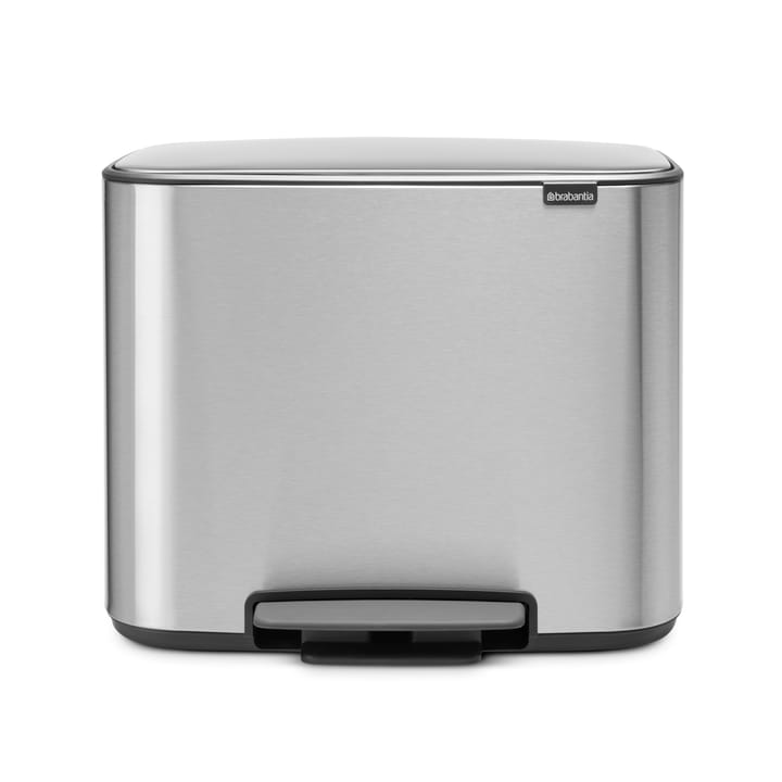 Bo pedal bin 36 l - mineral steel FFP - Brabantia