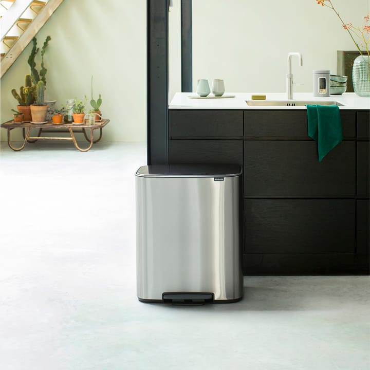 Bo pedal bin 60 L, matte steel Brabantia