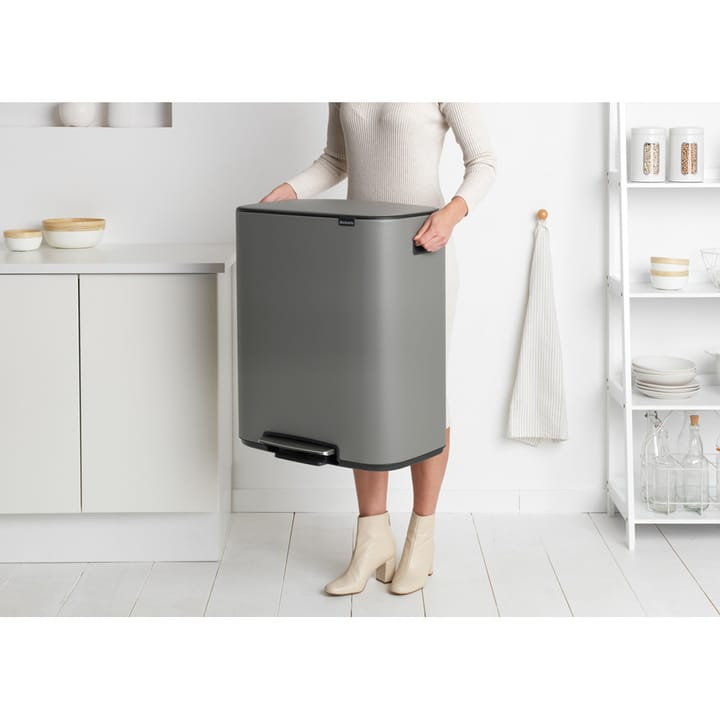 Bo pedal bin 60 L, Mineral concrete grey Brabantia