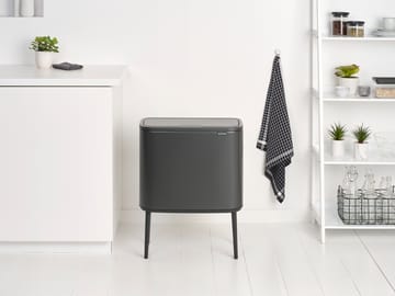 Bo touch bin 11+23 litre - Confident grey - Brabantia