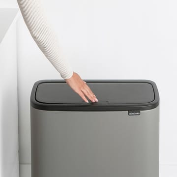 Bo touch bin 11+23 litre - Mineral concrete grey - Brabantia